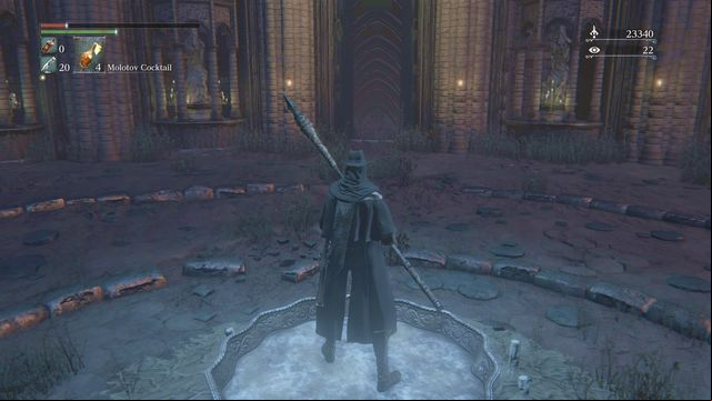 After the fight with Rom, The Vacuous Spider, approach the lakeside and you will be teleported directly to the Yahargul, The Unseen Village entrance. - How to get to Yahargul, The Unseen Village in Bloodborne? | FAQ - FAQ - Bloodborne Game Guide & Walkthrough