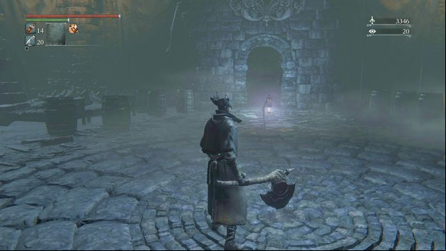 After the fight with the Hemwick Witch, to collect the Rune Workshop tool, in the room at the end of the corridor, past the lit lamp. - Caryll Runes in Bloodborne - Advanced gameplay - Bloodborne Game Guide & Walkthrough