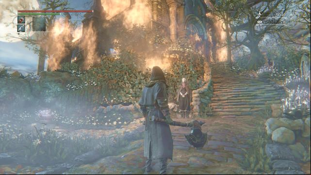After the last battle, you automatically start New Game +. - New Game+ in Bloodborne - Advanced gameplay - Bloodborne Game Guide & Walkthrough