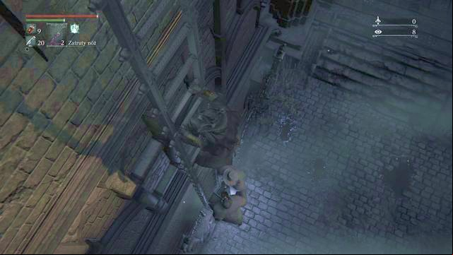 Running away on a ladder will usually work... but not always. - Tips for a good start in Bloodborne - Basics - Bloodborne Game Guide & Walkthrough
