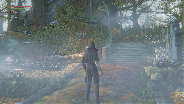 For the first time you visit Hunters Dream quickly after you start the game, when you die or light the lamp. - Hunters Dream | Weapons and armor - Basics - Bloodborne Game Guide & Walkthrough