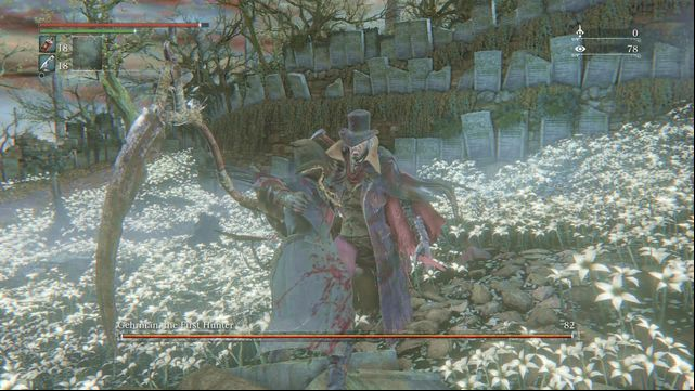 Right timing will give you a chance for dealing a finishing blow. - Gehrman, the First Hunter | Boss Fights - Boss Fights - Bloodborne Game Guide & Walkthrough