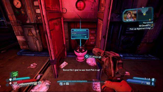 After the fight, collect the loot and jump to a higher level - Marooned - Main missions - Borderlands: The Pre-Sequel! - Game Guide and Walkthrough