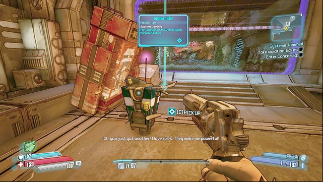 After you get there, follow the corridor, where you find a Cu5tm-tp - Systems Jammed - Main missions - Borderlands: The Pre-Sequel! - Game Guide and Walkthrough