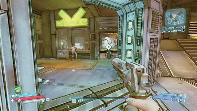 Head Northwards and, in one of the rooms, you will find custom claptrap - Systems Jammed - Main missions - Borderlands: The Pre-Sequel! - Game Guide and Walkthrough