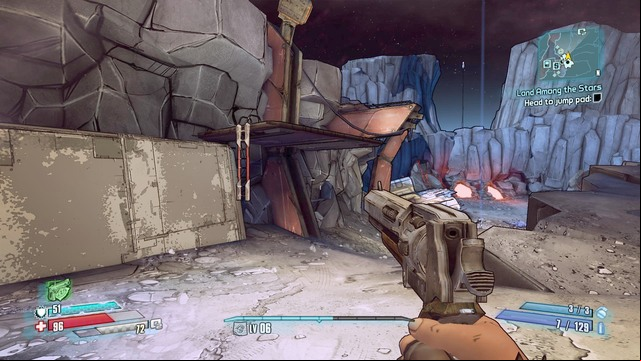 You will reach an escarpment that you need to jump onto - Land Among the Stars - Side missions - Serenitys Waste - Borderlands: The Pre-Sequel! - Game Guide and Walkthrough