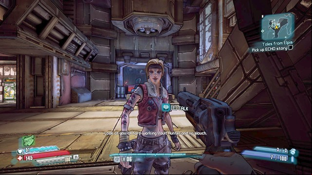 Go to Serenitys Waste and talk to Janey to obtain this mission - Tales From Elpis - Side missions - Serenitys Waste - Borderlands: The Pre-Sequel! - Game Guide and Walkthrough