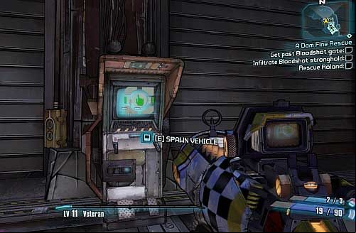 Another travelling option is using vehicles - Navigating the game world in Borderlands 2 - General hints - Borderlands 2 Game Guide