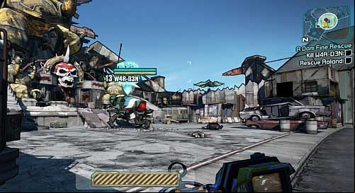 Follow the abducted Roland, destroying the Robots you come across on your way - A Dam Fine Rescue | Main missions walkthrough for Borderlands 2 - Main missions - Borderlands 2 Game Guide