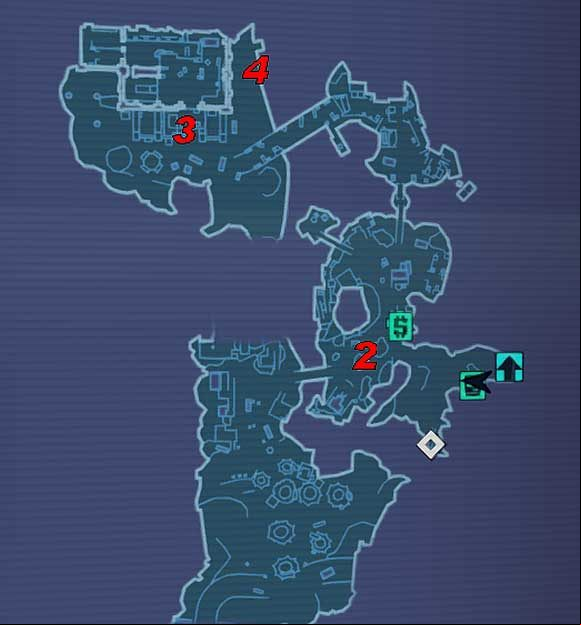 2) Bandit camp - The Once and Future Slab | Main missions walkthrough for Borderlands 2 - Main missions - Borderlands 2 Game Guide