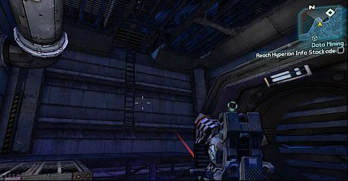 Jump inside through the newly created hole - Data Mining | Main missions walkthrough for Borderlands 2 - Main missions - Borderlands 2 Game Guide