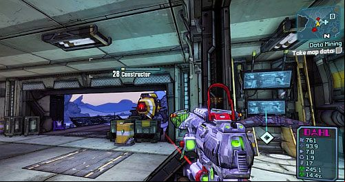 After Using the terminal, you will be attacked by two Constructors - Data Mining | Main missions walkthrough for Borderlands 2 - Main missions - Borderlands 2 Game Guide