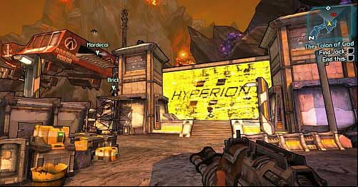 From now on, try to keep a safe distance and let Brick focus most of the attacks on him - The Talon of God | Main missions walkthrough for Borderlands 2 - Main missions - Borderlands 2 Game Guide