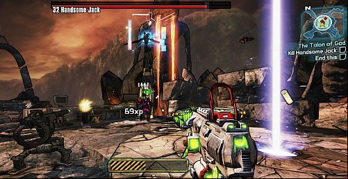 Ride the elevator down to the Vending Machines and Fast Travel - The Talon of God | Main missions walkthrough for Borderlands 2 - Main missions - Borderlands 2 Game Guide