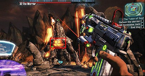 Damaging him enough will start the fight with the last boss - The Talon of God | Main missions walkthrough for Borderlands 2 - Main missions - Borderlands 2 Game Guide