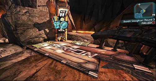 Around the arena you can find devices which will give you an ammo crate when Used - The Talon of God | Main missions walkthrough for Borderlands 2 - Main missions - Borderlands 2 Game Guide