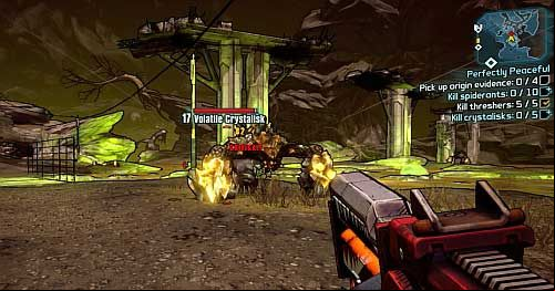 Use the valve on the left side of the large gate to open the age - Perfectly Peaceful | Sanctuary part 2 side missions in Borderlands 2 - Sanctuary part 2 - Borderlands 2 Game Guide