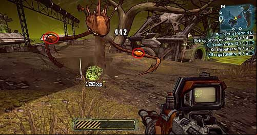 Another type of enemies that can earn you additional experience are Threshers - Perfectly Peaceful | Sanctuary part 2 side missions in Borderlands 2 - Sanctuary part 2 - Borderlands 2 Game Guide