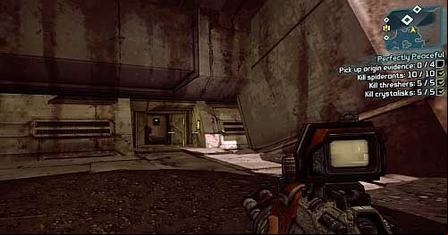 After eliminating enough enemies to receive the additional experience, collect the other Echo Recorders - Perfectly Peaceful | Sanctuary part 2 side missions in Borderlands 2 - Sanctuary part 2 - Borderlands 2 Game Guide