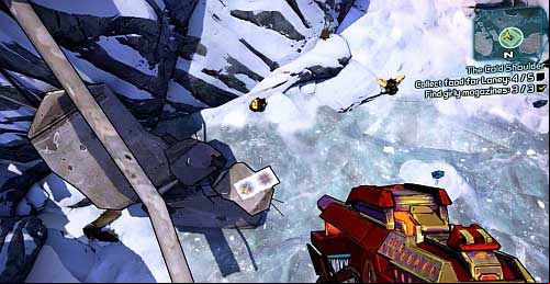 Collecting the last Pizza slice can be a bit tricky - The Cold Shoulder | Sanctuary part 2 side missions in Borderlands 2 - Sanctuary part 2 - Borderlands 2 Game Guide