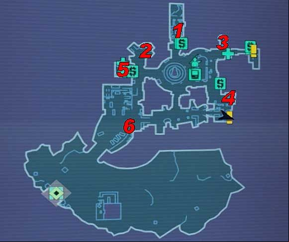 1) Tannis - Torture Chairs | Sanctuary part 2 side missions in Borderlands 2 - Sanctuary part 2 - Borderlands 2 Game Guide
