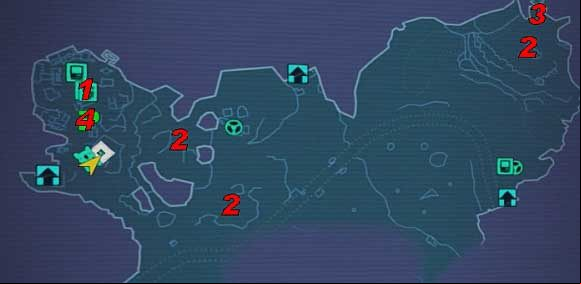 1) Bounty board - Stalker of Stalkers | The Highlands side missions in Borderlands 2 - The Highlands - Borderlands 2 Game Guide