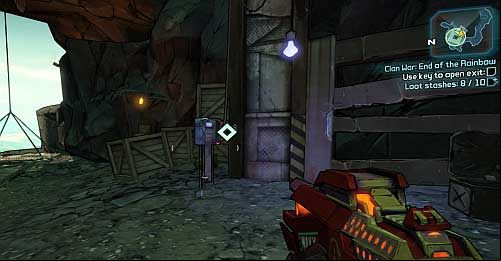 In order to gain additional experience points, you have to open 10 chests with money - Clan War: End of the Rainbow | The Highlands side missions in Borderlands 2 - The Highlands - Borderlands 2 Game Guide