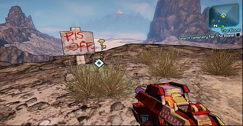Now head to the southern part of the area - The Bane | Sanctuary part 3 side missions in Borderlands 2 - Sanctuary part 3 - Borderlands 2 Game Guide