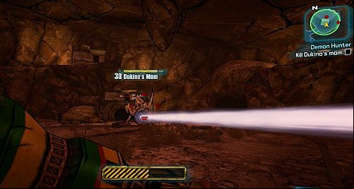 The weak point of the Skag is its head and open mouth when it attacks - Rockos Modern Strife | Sanctuary part 3 side missions in Borderlands 2 - Sanctuary part 3 - Borderlands 2 Game Guide