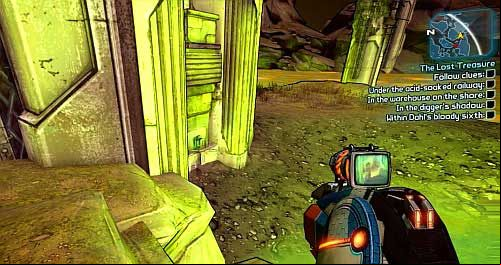 After collecting enough Clues, return to Fast Travel and travel to Caustic Caverns - The Lost Treasure | Sawtooth Cauldron side missions in Borderlands 2 - Sawtooth Cauldron - Borderlands 2 Game Guide