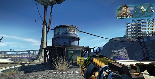 Now go to the age in the southern part of the map to reach Arid Nexus Boneyard - Get to Know Jack | Arid Nexus Badlands side missions in Borderlands 2 - Arid Nexus Badlands - Borderlands 2 Game Guide