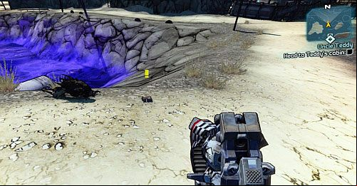 As you fight with Skags, theres a chance that one of the enemies will drop an ECHO Recorder - Hungry Like the Skag | Arid Nexus Badlands side missions in Borderlands 2 - Arid Nexus Badlands - Borderlands 2 Game Guide