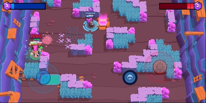You can hide to regenerate your health points, take a break from the game or set up an ambush against enemies - How can I hide in Brawl Stars? - FAQ - Brawl Stars Guide