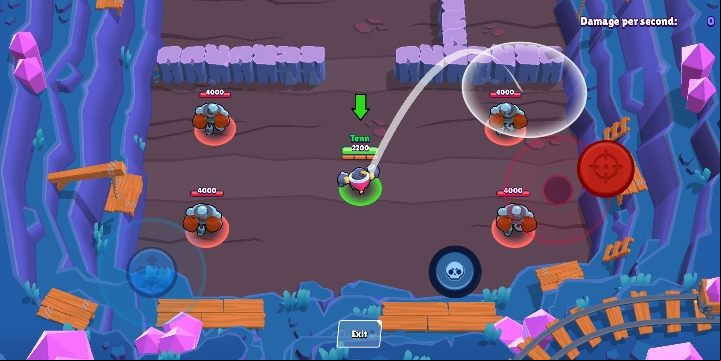 Tick throws three mines at an attack that can fly over the walls - Tick | Characters in Brawl Stars - Character list - Brawl Stars Guide