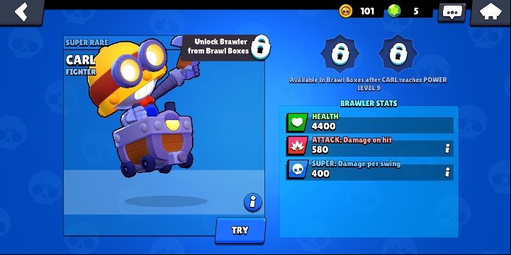 Leon can be obtained from boxes - Carl | Characters in Brawl Stars - Character list - Brawl Stars Guide