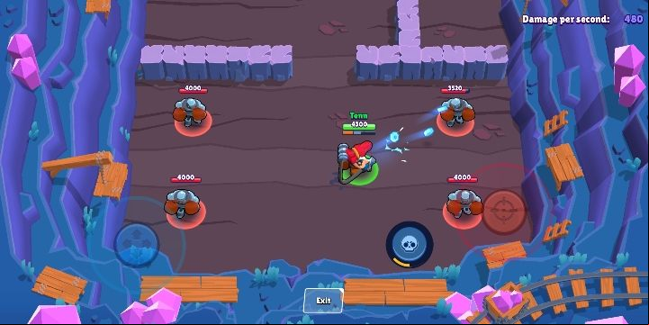 Pam shoots nine pieces of scrap that can attack multiple enemies at once - Pam | Characters in Brawl Stars - Character list - Brawl Stars Guide