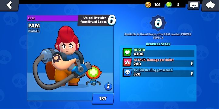 Leon can be obtained from boxes - Pam | Characters in Brawl Stars - Character list - Brawl Stars Guide