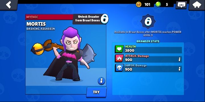 Leon can be obtained from boxes - Mortis | Characters in Brawl Stars - Character list - Brawl Stars Guide