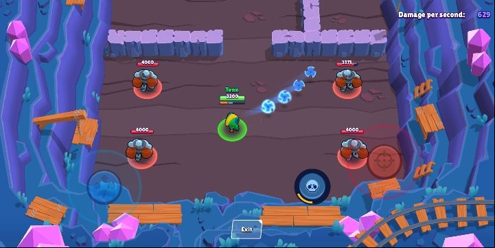 Leon throws 4 blades that can travel a long distance - Leon | Characters in Brawl Stars - Character list - Brawl Stars Guide