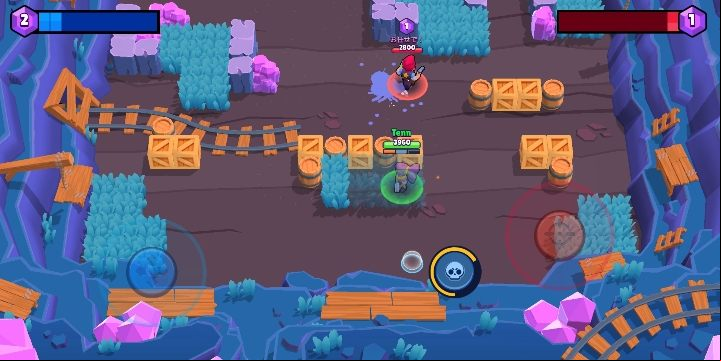 If you want to safely heal your character, hide in the bushes - How to regenerate health in Brawl Stars? - FAQ - Brawl Stars Guide