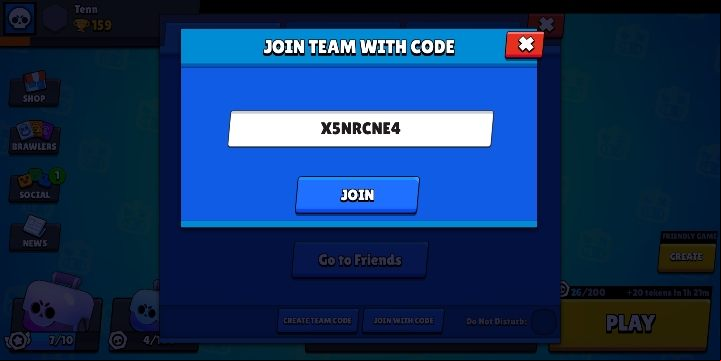 You can also their team if you get such a code - How do I add someone to a friends list in Brawl Stars? - Multiplayer - Brawl Stars Guide