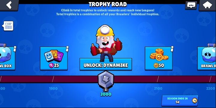 The Trophy road is a great place where you can get a lot of interesting things - Whats the game all about in Brawl Stars? - Basic Information - Brawl Stars Guide