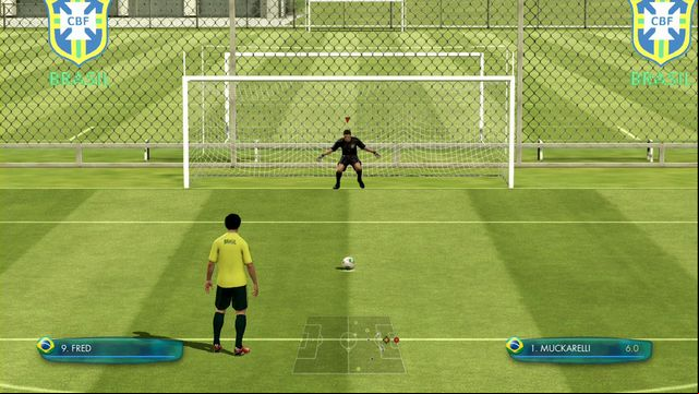 Its hard to tell if goalkeepers gestures have any impact onto the U players concentration. - Defense of the penalty kick - Game - 2014 FIFA World Cup Brazil - Game Guide and Walkthrough