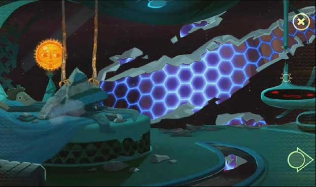 Pick up the stone. - Ship Exploration - Chapter 2 - Vella - Broken Age - Game Guide and Walkthrough