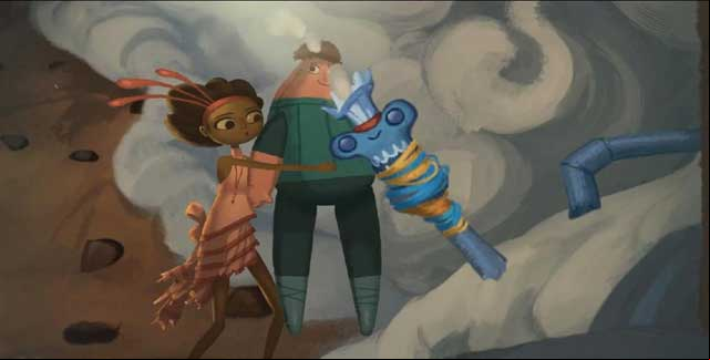 Inflate the doll - Ship Exploration - Chapter 2 - Vella - Broken Age - Game Guide and Walkthrough