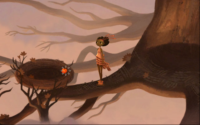 Take the fruit - Meriloft - Chapter 1 - Vella - Broken Age - Game Guide and Walkthrough