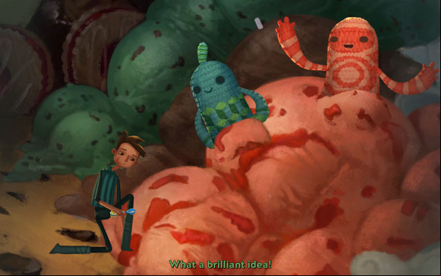 Ice cream avalanche - First missions - Chapter 1 - Shay - Broken Age - Game Guide and Walkthrough