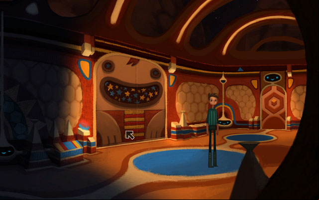 Go through this door - Exploring the ship - Chapter 1 - Shay - Broken Age - Game Guide and Walkthrough