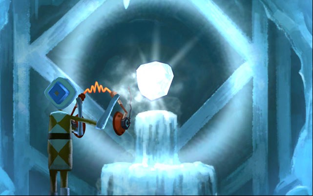 Use the Inhibitor - Exploring the ship - Chapter 1 - Shay - Broken Age - Game Guide and Walkthrough