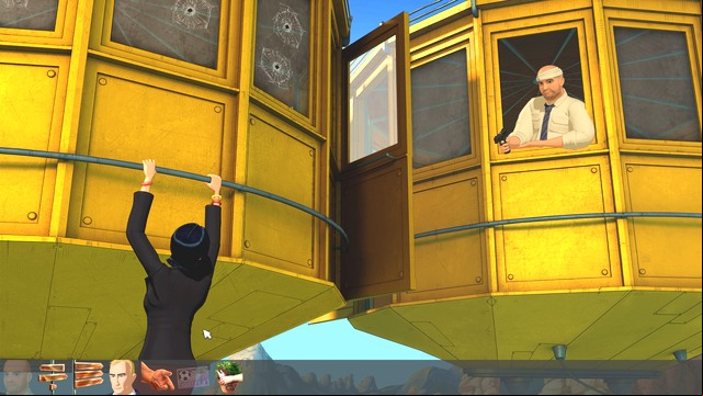 You need to play the conversation well. - George and Nico - Santa Cova Chapel, Cable Car - Montserrat - Broken Sword: The Serpents Curse - Game Guide and Walkthrough